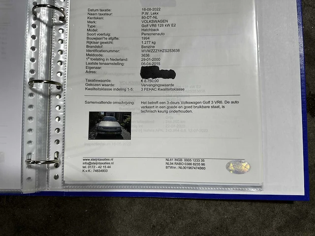 Volkswagen golf iii 2.8 vr6 174pk 1994, 80-dt-nl - afbeelding 46 van  68