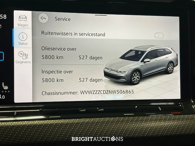 Volkswagen golf variant r-line business 1.5 tsi 131pk 2021 (origineel-nl), n-203-bg - afbeelding 9 van  31