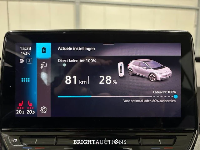 Volkswagen id.3 first athlon edition 58 kwh 204pk 2020 (origineel-nl), j-195-xk - afbeelding 4 van  38