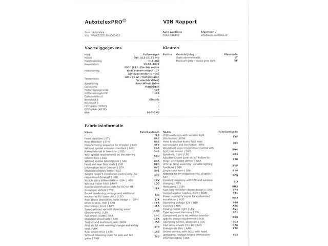 Volkswagen id.3 pro 58 kwh automaat 2021 - afbeelding 6 van  16