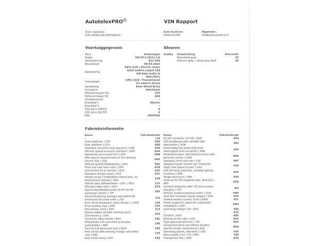Volkswagen id.3 pro soh 88% 58 kwh 150kw automaat 2021 - afbeelding 31 van  41