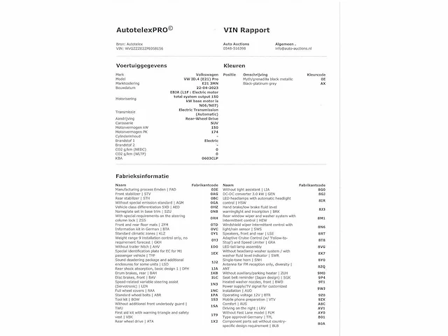 Volkswagen id.4 pro 77 kwh 150kw soh 93% automaat 2023 - afbeelding 27 van  40