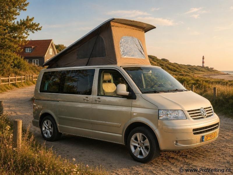 Veiling van een volkswagen multivan 2.5 tdi buscamper te haren