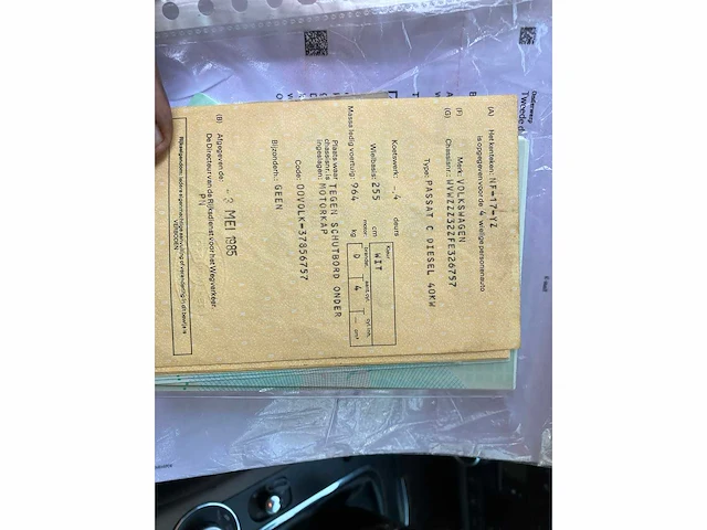Volkswagen passat 1.6 d oldtimer - afbeelding 8 van  16