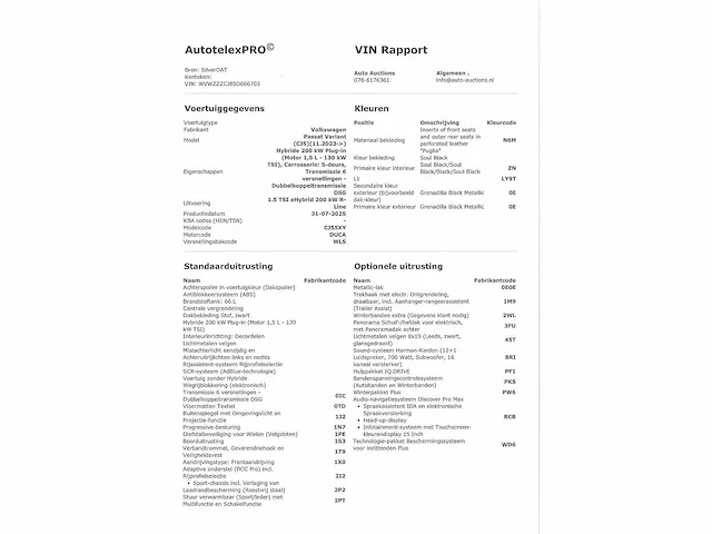 Volkswagen passat variant 1.5 ehybrid 272pk automaat 2025 garantie 2030 - afbeelding 25 van  38
