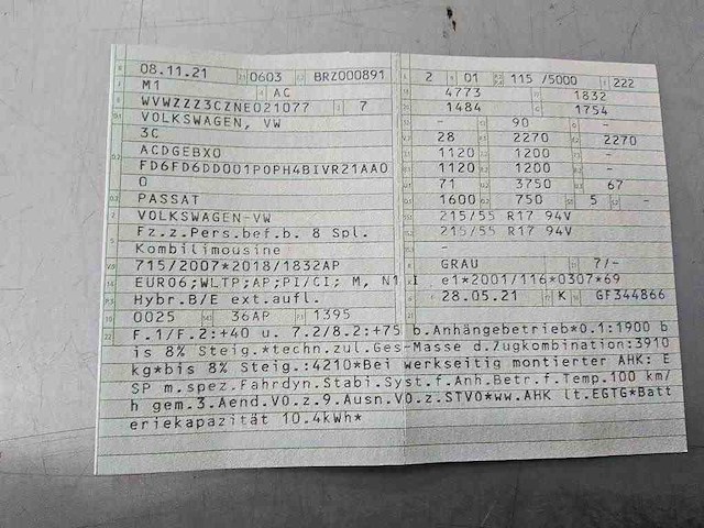 Volkswagen passat variant gte 1.4 tsi phev 218pk automaat 2021 - afbeelding 8 van  20
