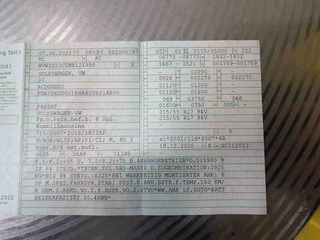 Volkswagen passat variant gte 1.4 tsi phev 218pk automaat 2021 - afbeelding 6 van  17