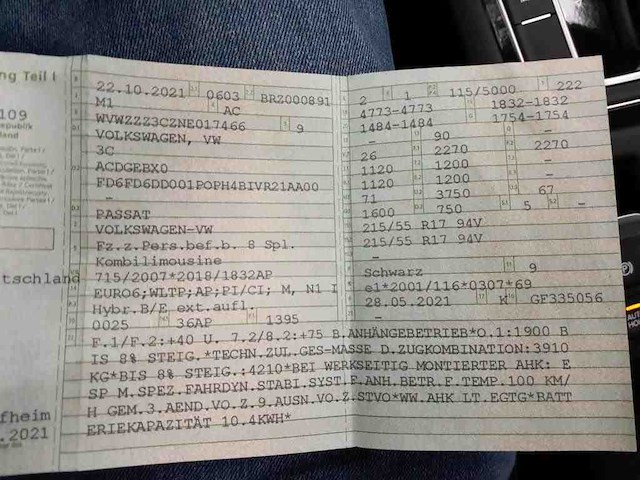 Volkswagen passat variant gte 1.4 tsi phev 218pk automaat 2021 - afbeelding 5 van  17