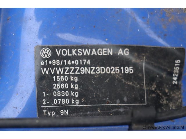 Volkswagen polo | benzine | kenteken: 94-jr-np - afbeelding 11 van  20