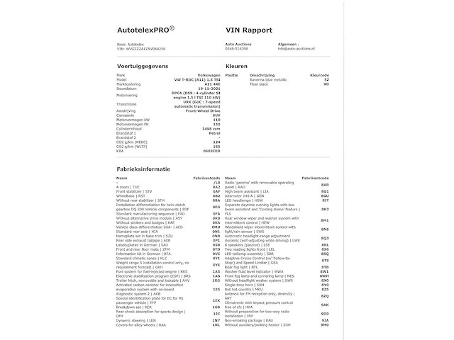 Volkswagen t-roc sport 1.5 tsi automaat 2022 - afbeelding 6 van  16