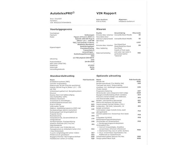 Volkswagen tiguan 1.5 ehybrid r-line phev 272pk automaat 2025 garantie 2030 - afbeelding 29 van  39