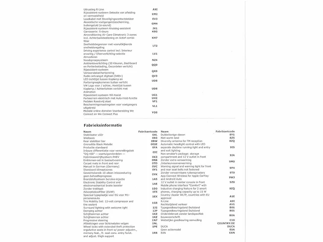 Volkswagen tiguan 1.5 ehybrid r-line phev 272pk automaat 2026 garantie 2031 - afbeelding 29 van  37