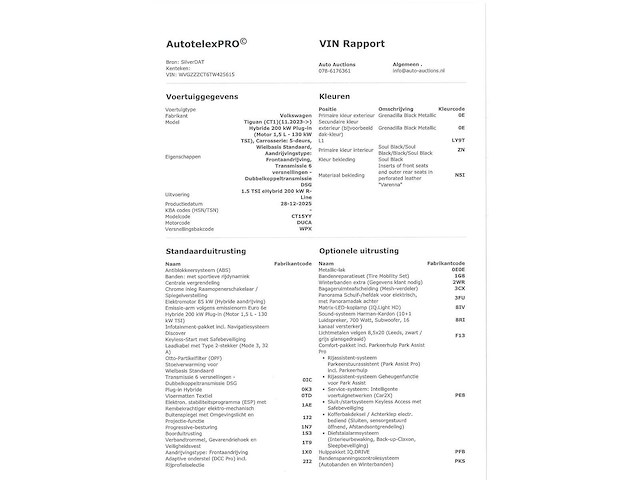 Volkswagen tiguan 1.5 ehybrid r-line phev 272pk automaat 2026 garantie 2031 - afbeelding 28 van  37