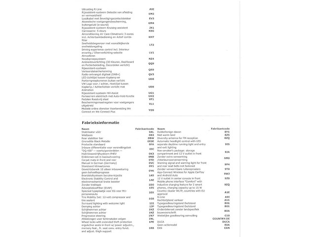 Volkswagen tiguan 1.5 ehybrid r-line phev 272pk automaat 2026 garantie 2031 - afbeelding 9 van  37