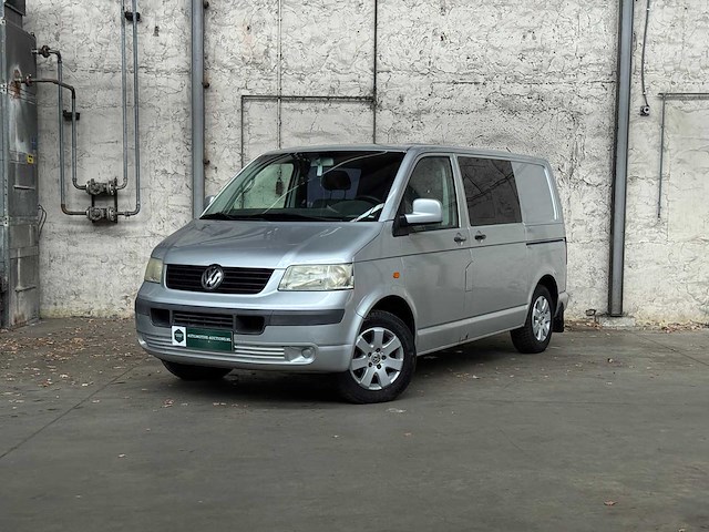 Volkswagen transporter 2.5 tdi 300 131pk 2005 dubbelcabine, 65-vxt-4 - afbeelding 1 van  40