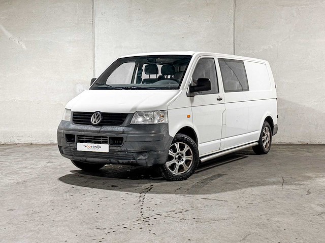 Volkswagen transporter 2.5 tdi 340 dc 131pk 2006 (origineel-nl) dubbele cabine, 23-bz-jn - afbeelding 1 van  57
