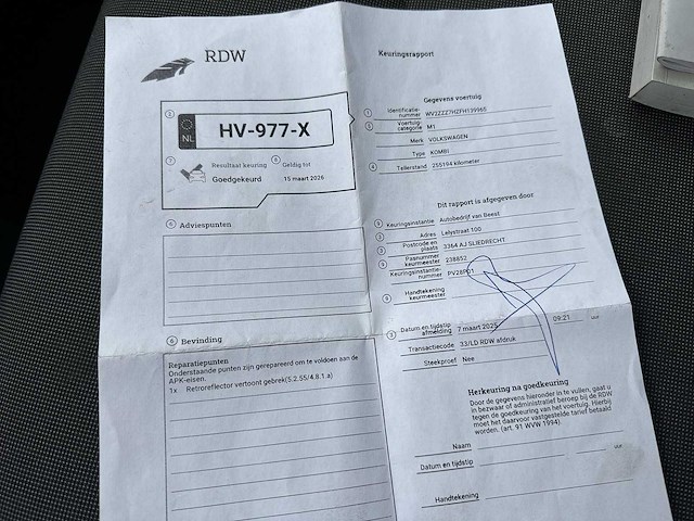 Volkswagen transporter kombi 2.0 tdi l1h1 trendline | hv-977-x - afbeelding 13 van  20