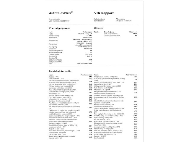 Volkswagen up! 1.0 move up! 2020 - afbeelding 19 van  28