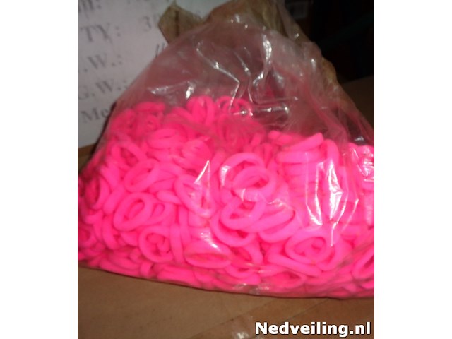 Volle zak met ruim 200 haarelastiekjes - afbeelding 3 van  3