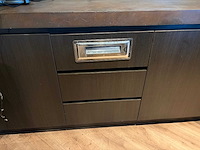 Volledig barmeubel met 3-delige tapkraan en achterwand - afbeelding 13 van  14