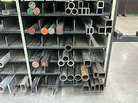 Volledige metaalvoorraad + stelling (aluminium, rvs, messing, staal) - afbeelding 7 van  25