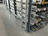 Volledige metaalvoorraad + stelling (aluminium, rvs, messing, staal) - afbeelding 11 van  25