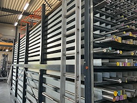 Volledige metaalvoorraad + stelling (aluminium, rvs, messing, staal) - afbeelding 12 van  25