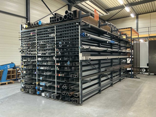 Volledige metaalvoorraad + stelling (aluminium, rvs, messing, staal) - afbeelding 5 van  25