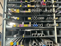 Volledige metaalvoorraad + stelling (aluminium, rvs, messing, staal) - afbeelding 17 van  25