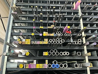 Volledige metaalvoorraad + stelling (aluminium, rvs, messing, staal) - afbeelding 18 van  25