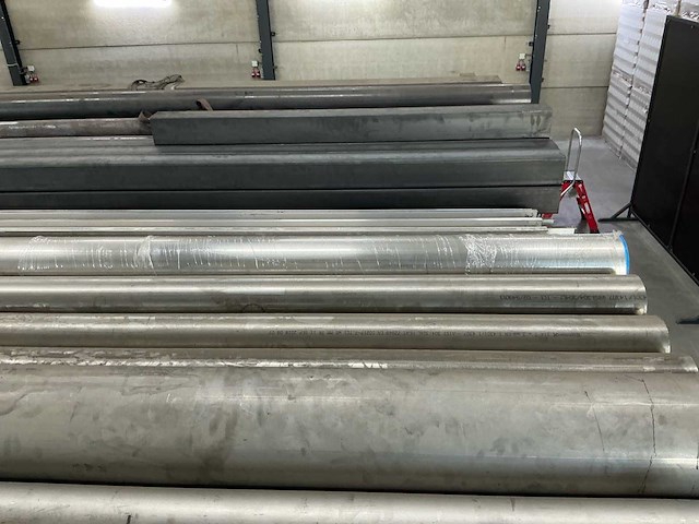 Volledige metaalvoorraad + stelling (aluminium, rvs, messing, staal) - afbeelding 2 van  4