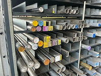 Volledige metaalvoorraad + stelling (aluminium, rvs, messing, staal) - afbeelding 21 van  25
