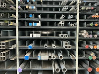 Volledige metaalvoorraad + stelling (aluminium, rvs, messing, staal) - afbeelding 25 van  25