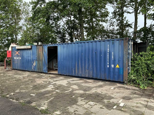 Volledige productielijn houtpellets in 40ft container - afbeelding 1 van  47