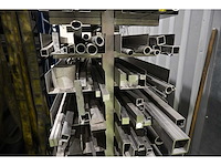 Volledige voorraad 304/316 rvs buizen, balken, kokers, strip, etc. inclusief 9-delige rvs stelling - afbeelding 6 van  9