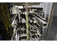 Volledige voorraad 304/316 rvs buizen, balken, kokers, strip, etc. inclusief 9-delige rvs stelling - afbeelding 11 van  12
