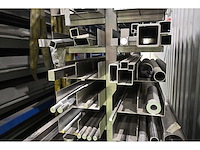 Volledige voorraad 304/316 rvs buizen, balken, kokers, strip, etc. inclusief 9-delige rvs stelling - afbeelding 7 van  9