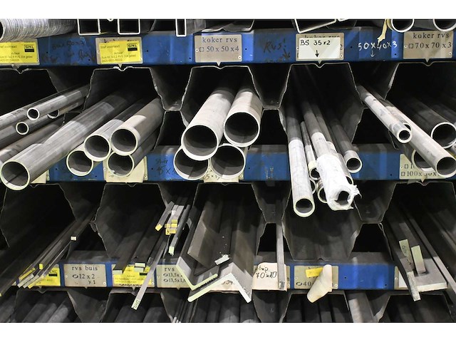 Volledige voorraad 304/316 rvs buizen, balken, kokers, strip, etc. - afbeelding 2 van  20
