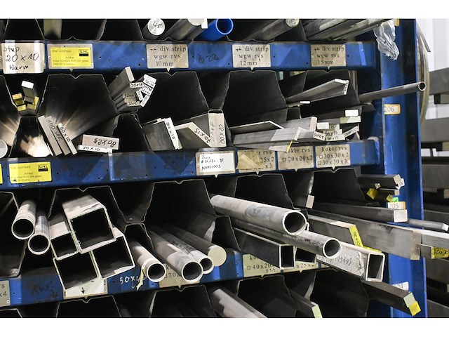 Volledige voorraad 304/316 rvs buizen, balken, kokers, strip, etc. - afbeelding 6 van  20