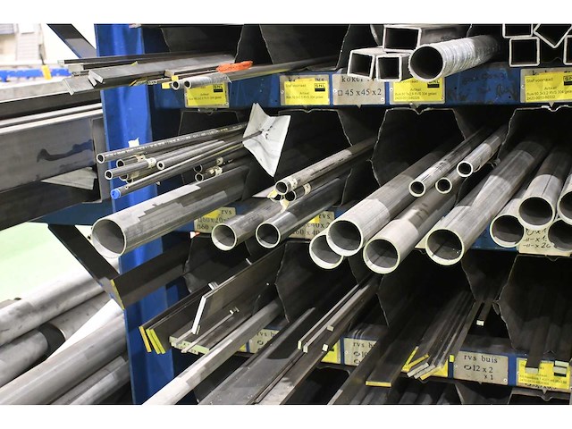 Volledige voorraad 304/316 rvs buizen, balken, kokers, strip, etc. - afbeelding 16 van  20