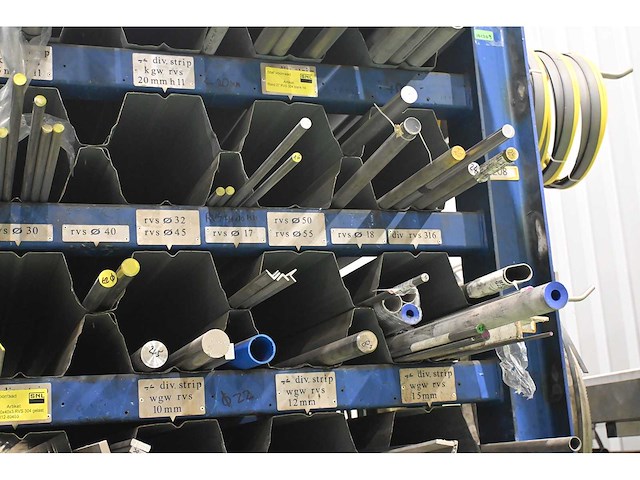 Volledige voorraad 304/316 rvs buizen, balken, kokers, strip, etc. - afbeelding 11 van  15