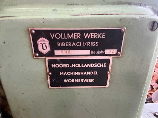 Vollmer werke gnh zaagband slijpmachine - afbeelding 7 van  9