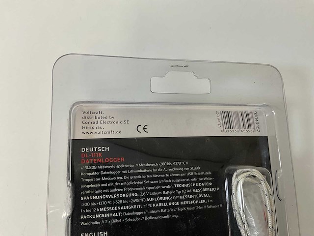 Voltcraft (dl-111k), usb temperature data logger (new) (14x) - afbeelding 5 van  6