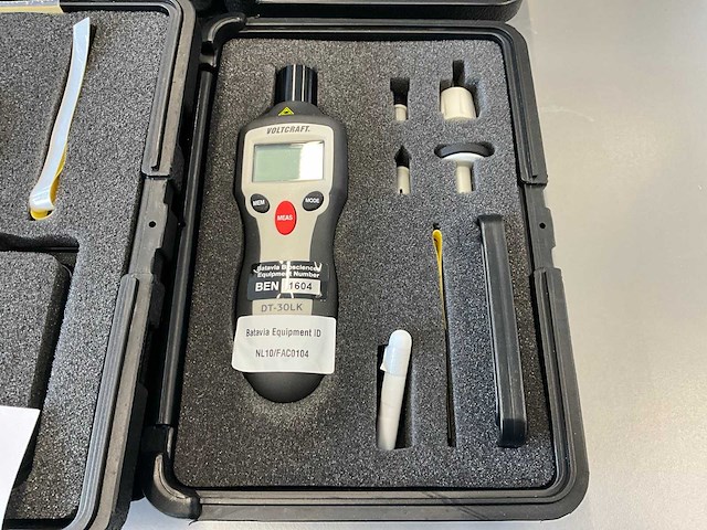 Voltcraft dt-10l laser toerenteller (3x) - afbeelding 5 van  5