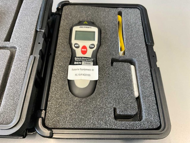 Voltcraft dt-10l laser toerenteller (3x) - afbeelding 4 van  4