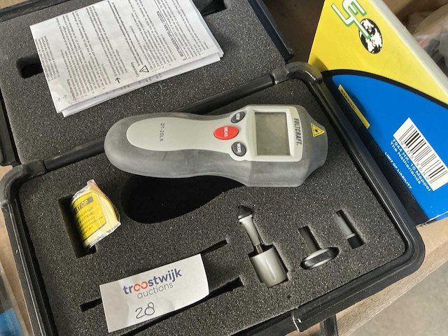 Voltcraft dt-20lk toerentalmeter - afbeelding 3 van  4