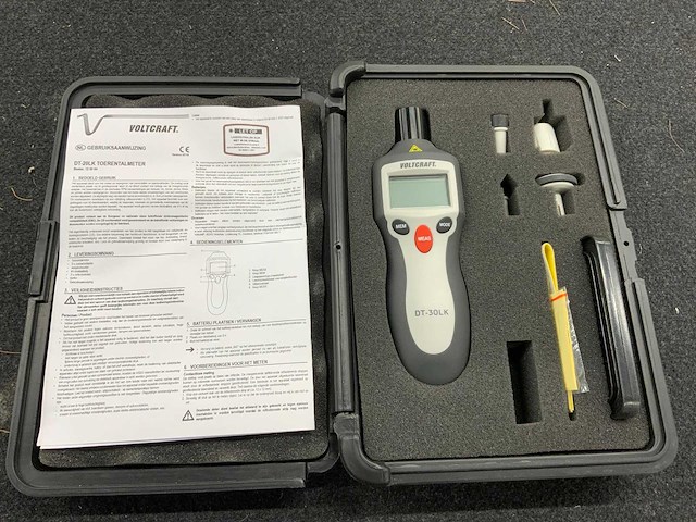 Voltcraft dt-30lk toerental meter - afbeelding 3 van  4