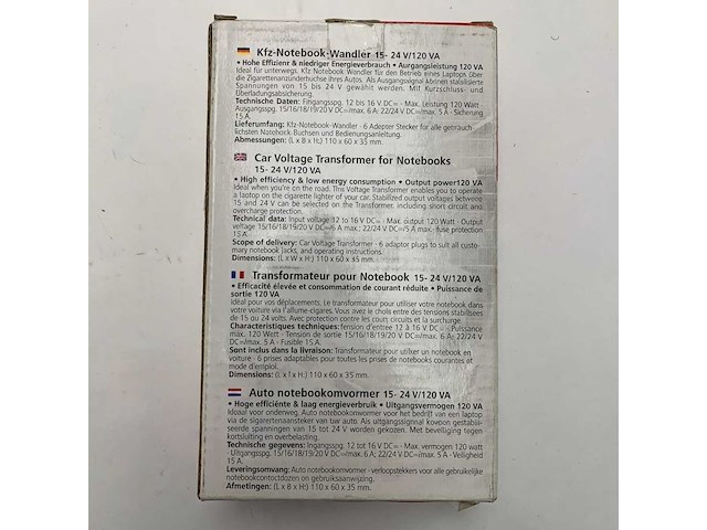 Voltkraft smp-120 15-24v / 120w1 - 510510 - afbeelding 3 van  7