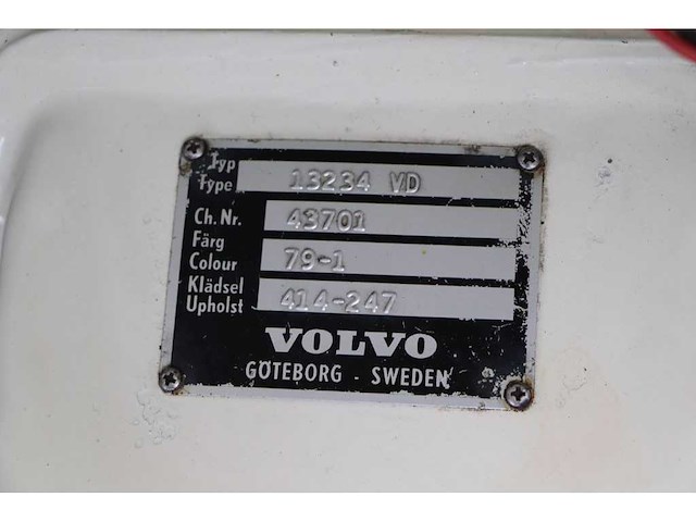 Volvo - 1963 - 122 s rally - fia papieren - personenauto - afbeelding 8 van  8