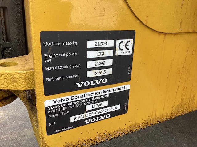 Volvo - 2009 - l120f - shovel - afbeelding 5 van  32